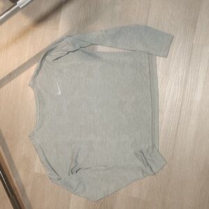 Nike Heather Gray Long Sleeve Shirt Size Small